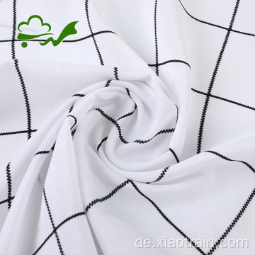 Karo-Druck 100% Polyester Chiffon-Gewebe